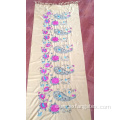 Elegant Muslim Embroidered Women Wool Scarf